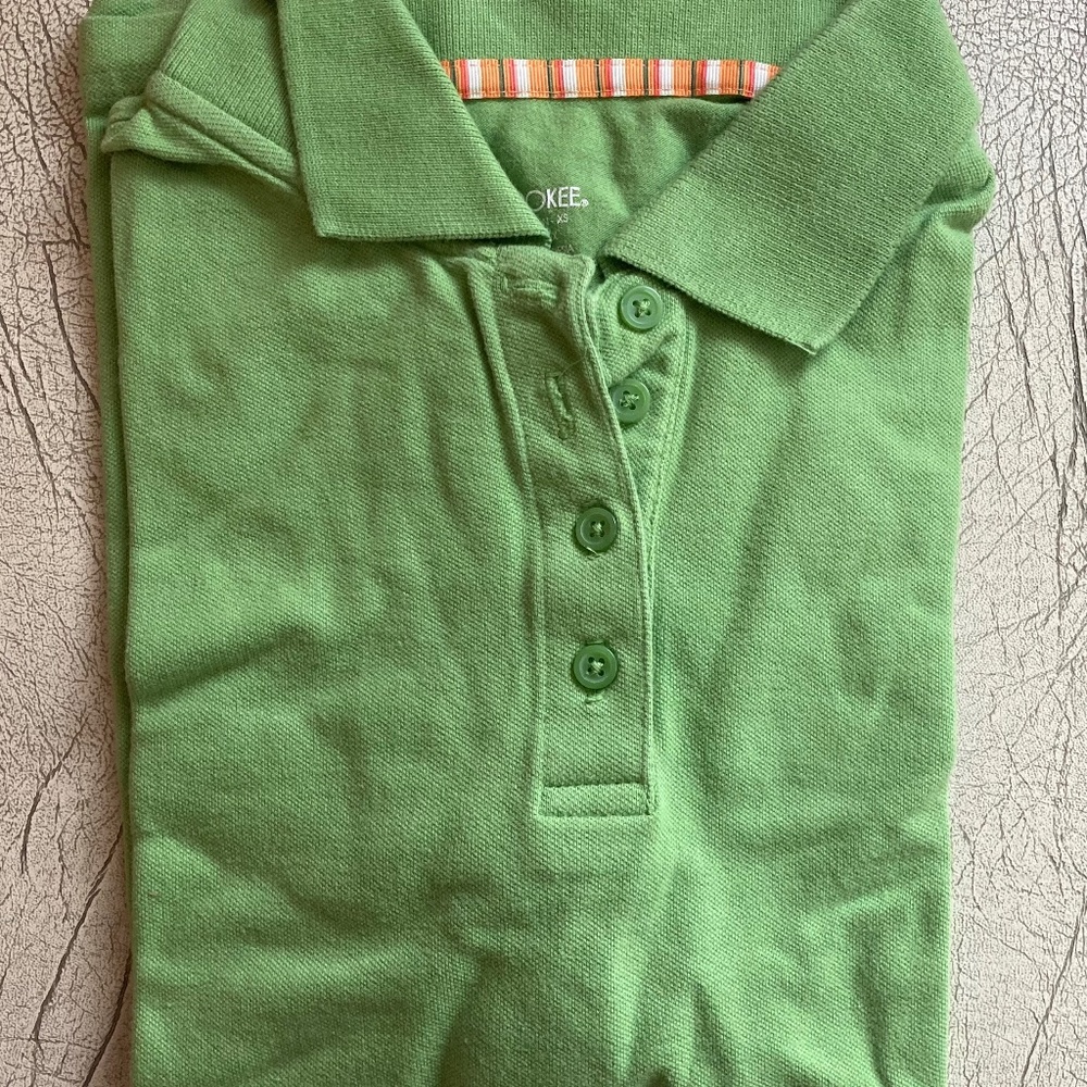 Green collard shirt